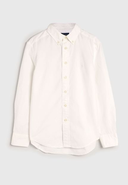 Camisa Polo Ralph Lauren Infantil Lisa Off-White - Marca Polo Ralph Lauren