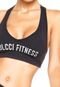 Top Colcci Fitness Logo Preto - Marca Colcci Fitness