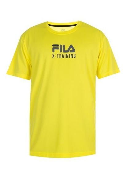 Camiseta fila amarilla cheap