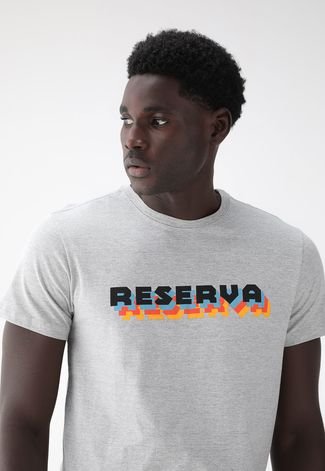 Camiseta Reserva Logo Cinza