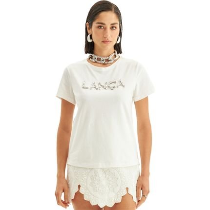 Camiseta Lança Perfume Cristal VE24 Off White Feminino - Marca Lança Perfume