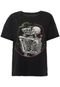 Camiseta Ellus 2ND Floor Skull Kiss Preta - Marca 2ND Floor