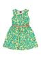Vestido Regata Estampado Infantil Bee Loop Verde - Marca Bee Loop