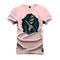 Camiseta Plus Size Estampada Unissex Macia Confortável Premium Caveira Terror - Rosa - Marca Nexstar