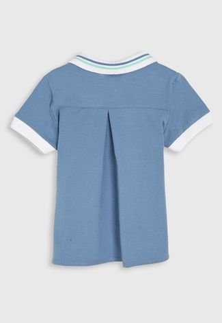 Camisa Polo Lilica Ripilica Infantil Futebol Azul