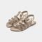 Sandália Infantil Bibi Little Me Dourada 1104490 28 - Marca Calçados Bibi