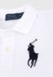 Camisa Polo Polo Ralph Lauren Infantil Logo Branco/Azul-Marinho - Marca Polo Ralph Lauren