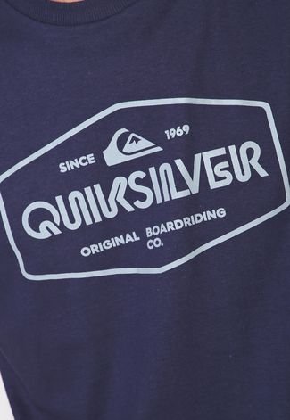Camiseta Quiksilver Light Burn Azul-Marinho