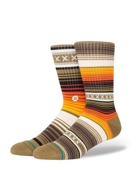 Meia Stance Curren St Crew Multicolorida - Marca Stance