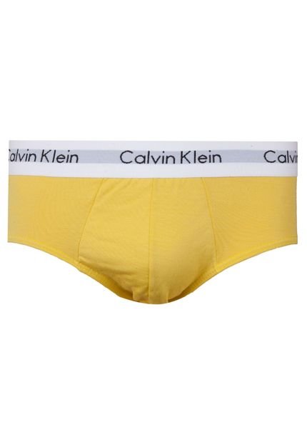 Cueca Calvin Klein Underwear Tradicional Amarela - Marca Calvin Klein Underwear