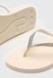 Chinelo Santa Lolla Tira Com Hotfix Off-White - Marca Santa Lolla