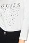 Camiseta Guess Stars Off-White - Marca Guess