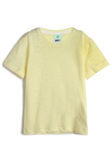 Camiseta PUC Menino Lisa Amarela - Marca PUC