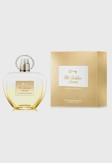 Perfume 80ml Her Golden Secret Eau de Toilette Antonio Banderas Feminino - Marca Banderas