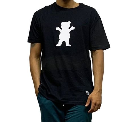 T-Shirt Grizzly Og Bear Tee Black - Preto - Marca DAFITI