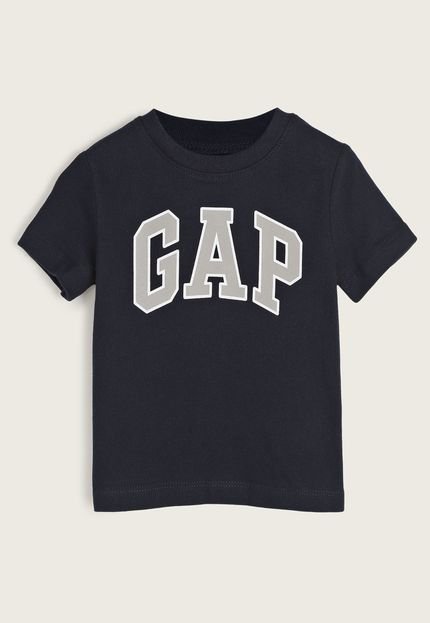 Camiseta Bebê GAP Logo Azul-Marinho - Marca GAP