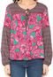 Camisa Colcci Comfort Estampada Rosa - Marca Colcci
