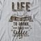 Camiseta No Bad Coffee - Mescla Cinza - Marca Studio Geek 