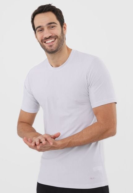 Camiseta de Pijama MASH Listrada Branca - Marca MASH