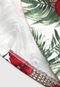 Vestido Milon Infantil Laço Estampado Branco/Vermelho - Marca Milon