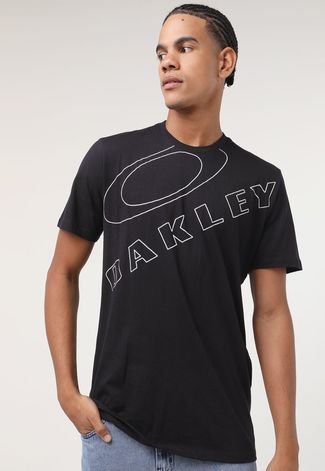 Camiseta Oakley Reta Logo Preta - Compre Agora