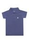 Camiseta Polo Wear Menino Lisa Azul-Marinho - Marca Polo Wear