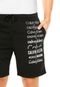 Bermuda Calvin Klein Underwear Lettering Preta - Marca Calvin Klein Underwear