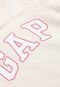 Blusa Infantil GAP Logo Off-White - Marca GAP