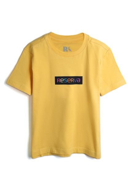 Camiseta Reserva Mini Menino Estampa Amarela - Marca Reserva Mini