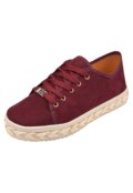 Tênis Feminino Casual Sola Corda Marsala - Marca Tati Ana calçados