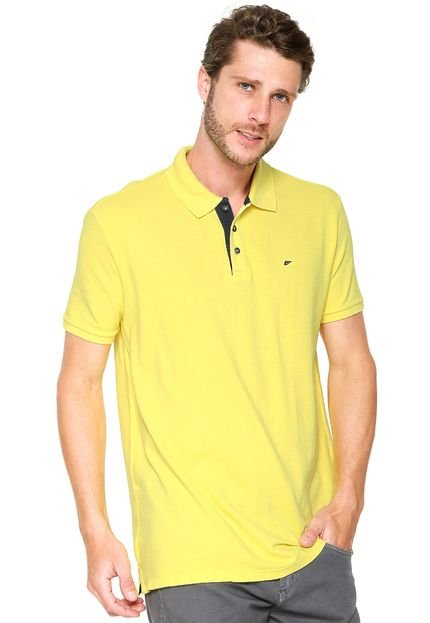 Camisa Polo Ellus Piquet Amarela - Marca Ellus