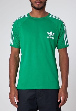 Camiseta adidas Originals Adi ST TRF Verde - Agora | Dafiti