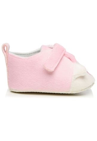 Sapato Bebê Tip Top Ursinho Rosa