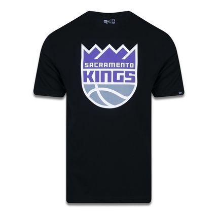 Camiseta New Era Regular Sacramento Kings Preto - Marca New Era