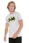 Camiseta Sideway DC Comics Manga Curta Batman Cinza - Marca Sideway DC Comics