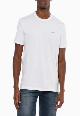 Camiseta Mc Calvin Klein Logo Básico - Compre Online