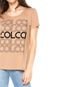 Camiseta Colcci Comfort Bege - Marca Colcci