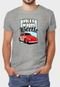 Camiseta Masculina Cinza VW Beetle Algodão Premium Benellys - Marca Benellys