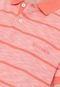 Camisa Polo Tommy Hilfiger Reta Basic Stripe Coral - Marca Tommy Hilfiger