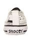 Tênis Snoopy Quadrinho Branco - Marca Globaal Shoes