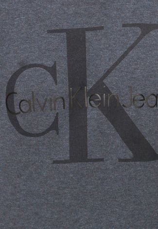 Suéter Calvin Klein Jeans Estampado Azul