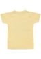 Camiseta Elian Menino Frontal Amarela - Marca Elian