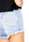 Short Jeans Biotipo Hot Pant Amassados Azul - Marca Biotipo