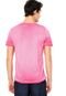 Camiseta Colcci Slim Estampada Rosa - Marca Colcci