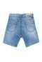 Bermuda Jeans Infantil Menino Moletom Azul Incolor - Marca Crawling