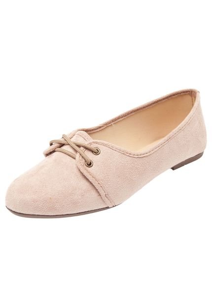 Sapatilha FiveBlu Suede Nude - Marca FiveBlu