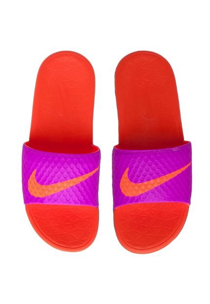 Chinelo Nike Sportswear Benassi Solarsof Coral/ Rosa - Marca Nike Sportswear