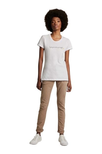 Camiseta Feminina A Gente Junto Reserva Branco - Marca Reserva