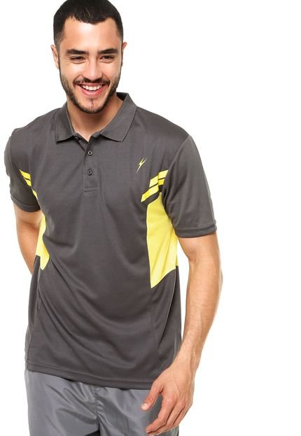 Camisa Polo Onn Recortes Cinza - Marca Onn