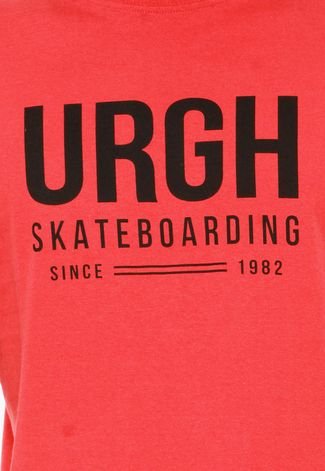 Camiseta Urgh Skateboarding Vermelha
